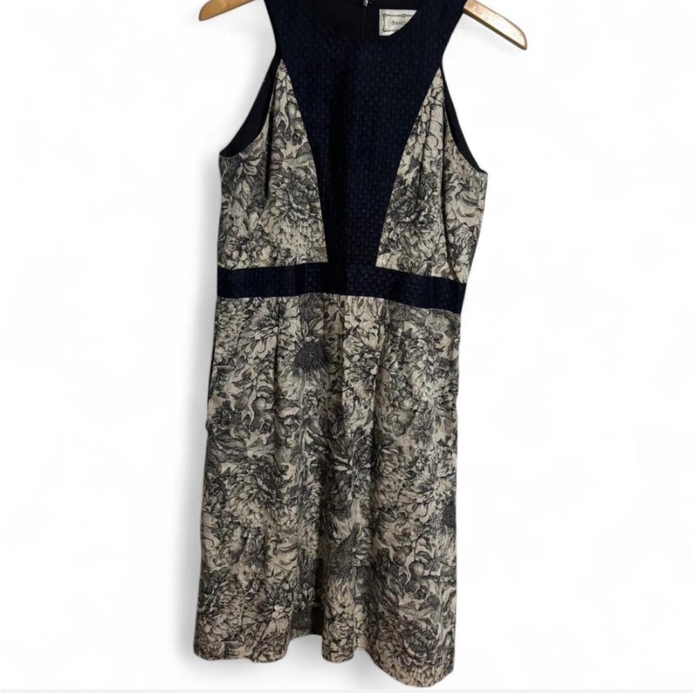 Annelore NYC Designer Linen Floral Dress